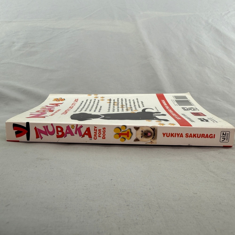 Inubaka Crazy for Dogs Vol 1 Manga Yukiya Sakuragi Viz Media English Paperback - Picture 3 of 3